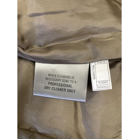 Wilson's Leather Quilted Vest, Brown Zip Front, Pockets, Fox Fur Collar- Sz Med - Picture 8 of 11